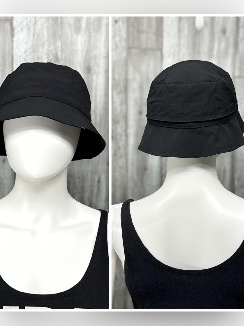 Athleta Black Bucket Cap S/M